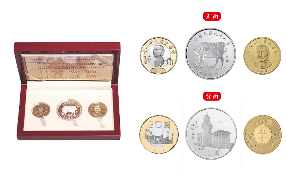 Commemorative Coin Set for 2009, the Chinese Zodiac Year of the Ox 